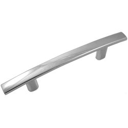 Laurey Contempo Series 55726 Cabinet Pull, 133 mm L Handle, 25 mm H Handle, Zinc, Polished Chrome