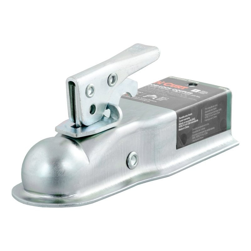 Curt 25105 Trailer Coupler, 2000 lb, 1-7/8 in Ball