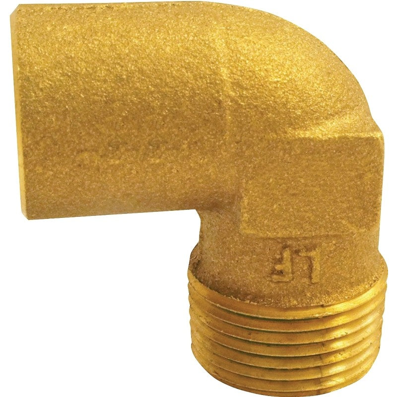 Elkhart Products 10156842 Pipe Elbow, 1/2 in, Sweat x MIP, 90 deg Angle, Copper
