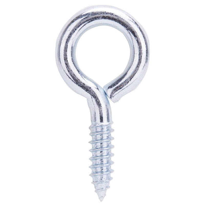 ProSource LR211 Screw Eye, 7.15 mm Dia Wire, 8.5 mm Thread, 1-1/8 in L Thread, 2-5/8 in OAL, 260 lb Working Load, Steel (Pack of 20)