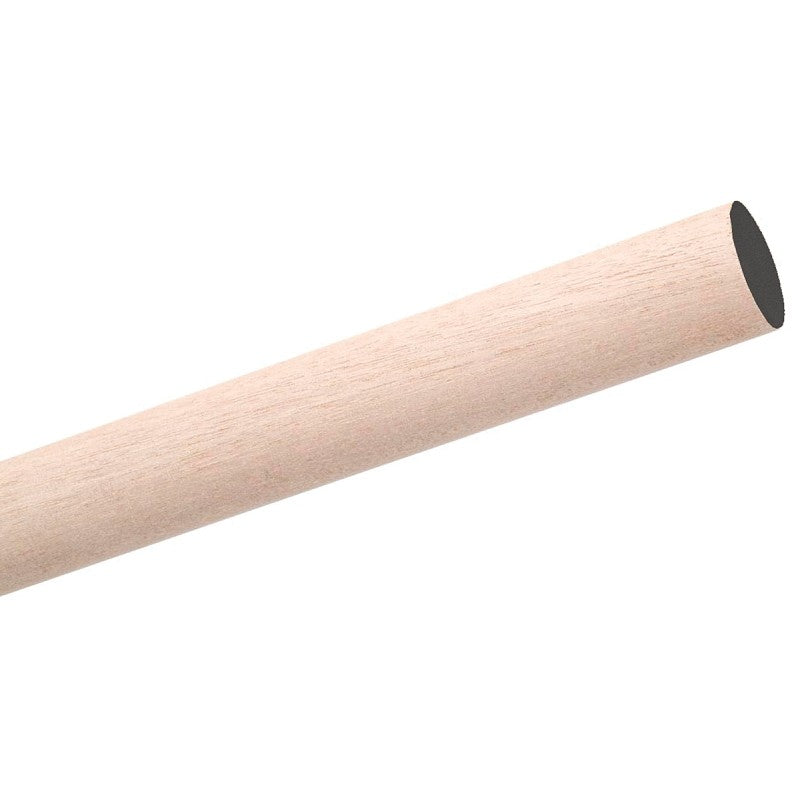 Waddell 6602UB Dowel Rod, 1/8 in Dia, 36 in L, Birchwood (Pack of 25)