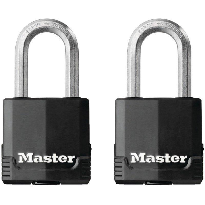 Master Lock Magnum Series M115XTLF Padlock, 1-7/8 in W Body, 5/16 in Dia Shackle, 1-1/2 in H Shackle