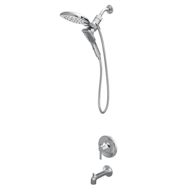 Moen Zyla 82140 Series 82140 Tub/Shower Faucet, Standard with Handshower Showerhead, 1.75 gpm Showerhead, 1-Handle