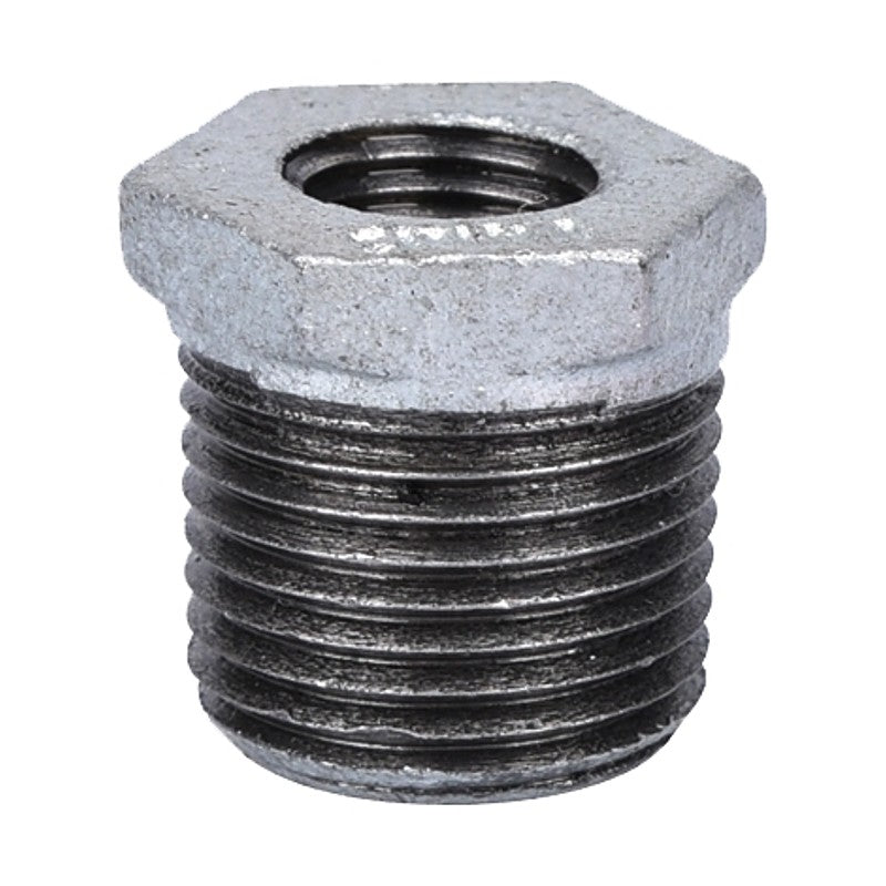 ProSource 35-1/2X1/4G Pipe Bushing, 1/2 x 1/4 in, MIP x FIP, SCH 40 Schedule, 300 psi Pressure