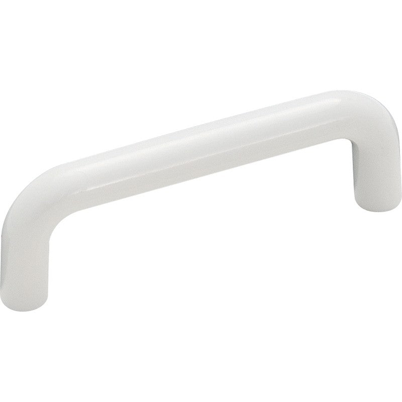 Amerock Allison Value Series BP803PW Cabinet Pull, 3-3/8 in L Handle, 1-1/8 in Projection, Plastic, White