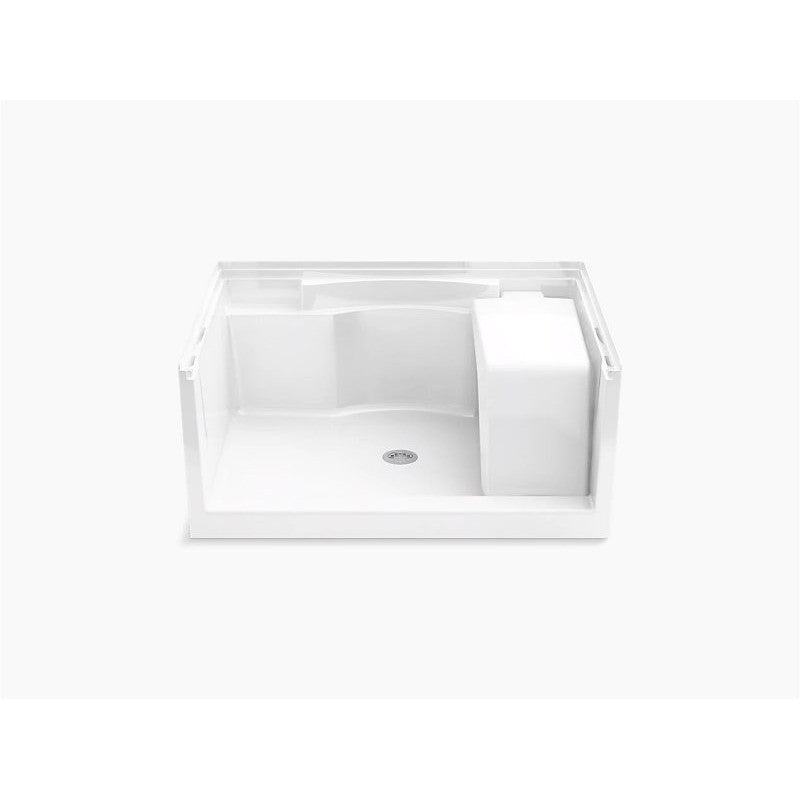 Sterling Accord Series 72281100-0 Shower Receptor, 48-1/4 in L, 37-1/4 in W, 21-1/2 in H, Vikrell, White