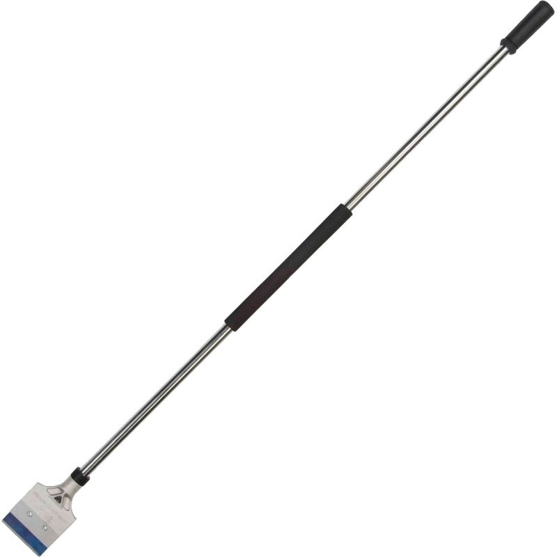 Hyde 19440 Hammer Scraper, 48 in L Handle, 4 in W Blade, Carbon Steel Blade, Foam-Grip Handle, Rubber Handle