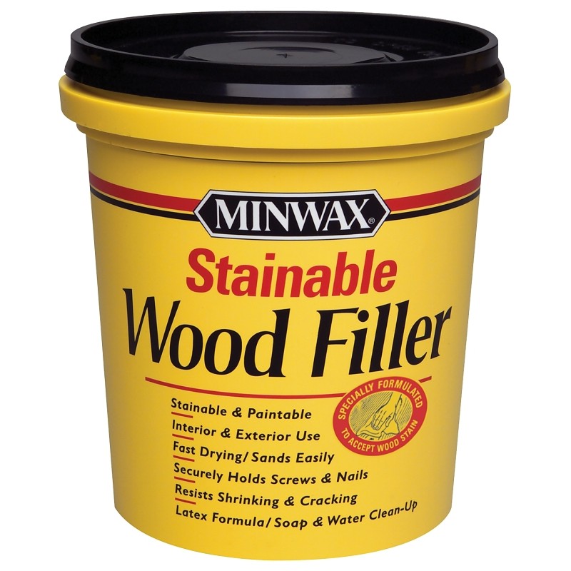 Minwax 42853000 Wood Filler, Solid, Natural, 16 oz