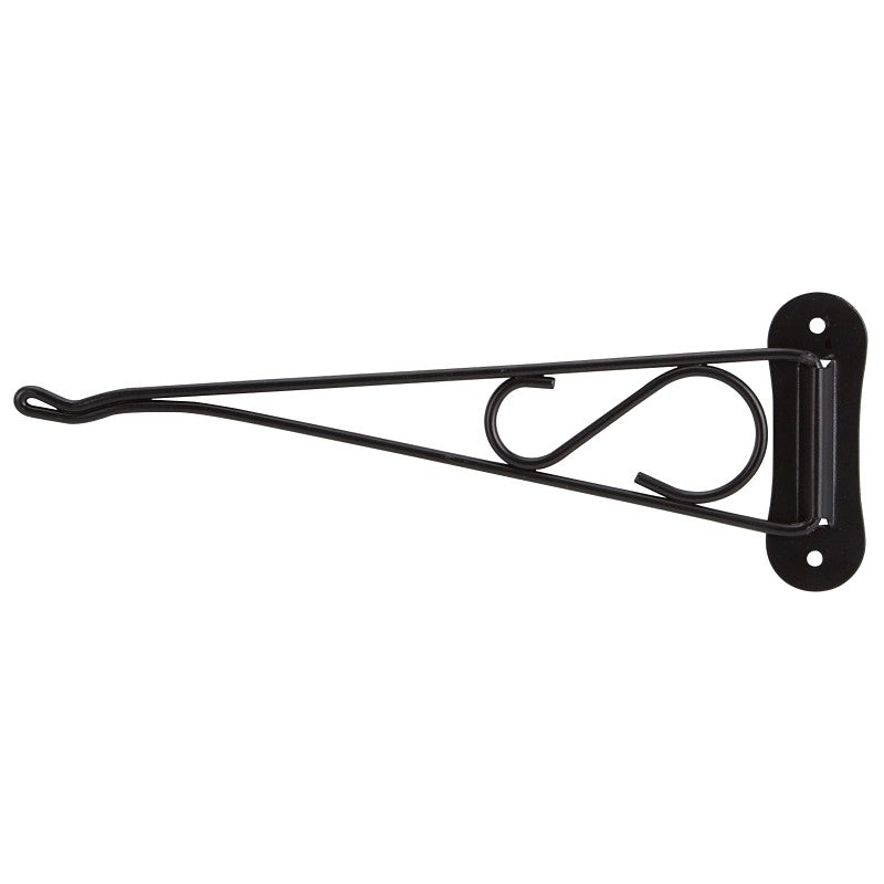Landscapers Select GB0203L Swivel Plant Bracket, 10-3/8 L, Steel, Black, Wall Mount Mounting