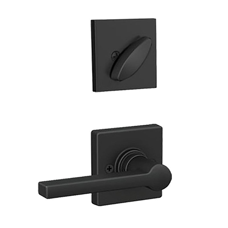 Schlage JH59 SOL 622 COL Lever Trim Set, 3 Grade, Single-Point Lock, Matte, Lever Handle, 1-3/8 to 1-3/4 in Thick Door