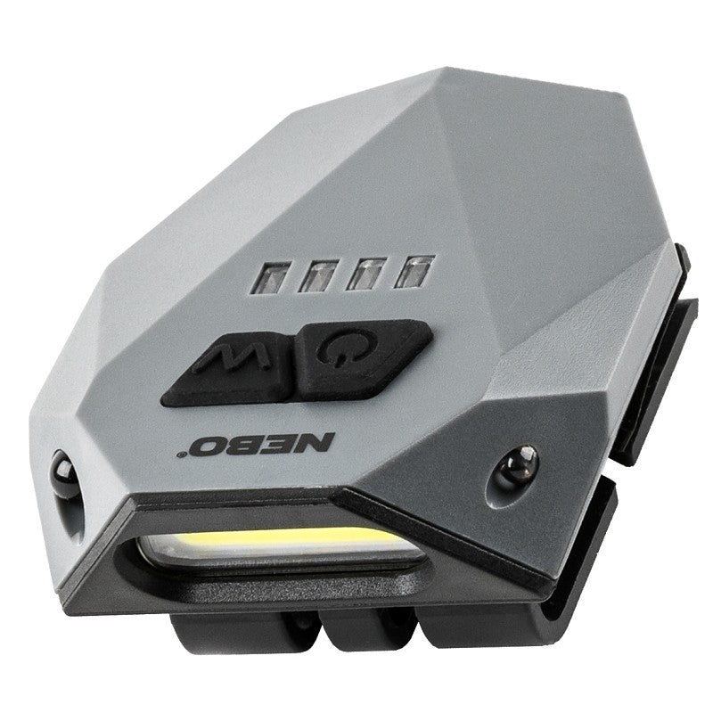 Nebo EINSTEIN NEB-HLP-0004 Cap Light, 500 mAh, Lithium-Ion Battery, LED Lamp, 50, 52 ft Beam Distance, 2.83 hr Run Time