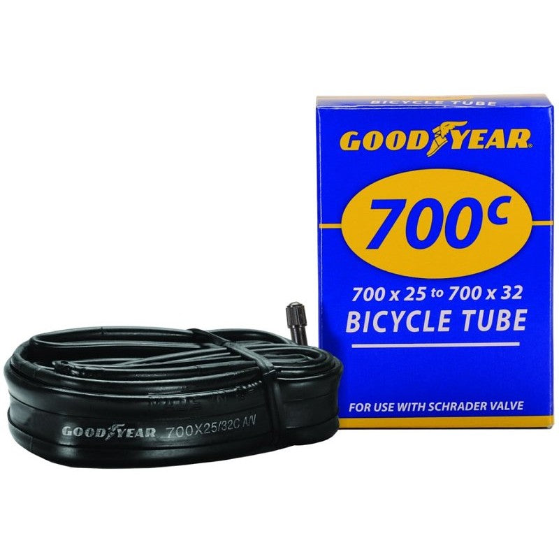 Kent 91082 Bicycle Tube, Butyl Rubber, Black, For: 700c x 25 to 32 in W Bicycle Tires