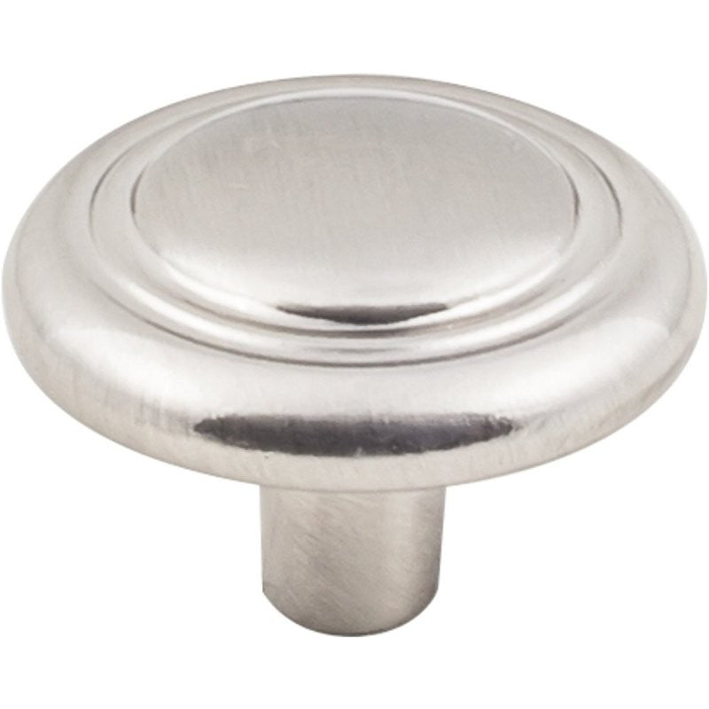 Hardware Resources K236SN-10 Cabinet Knob, Traditional, 1-1/4 in Dia, Zinc, Satin Nickel, 10/PK