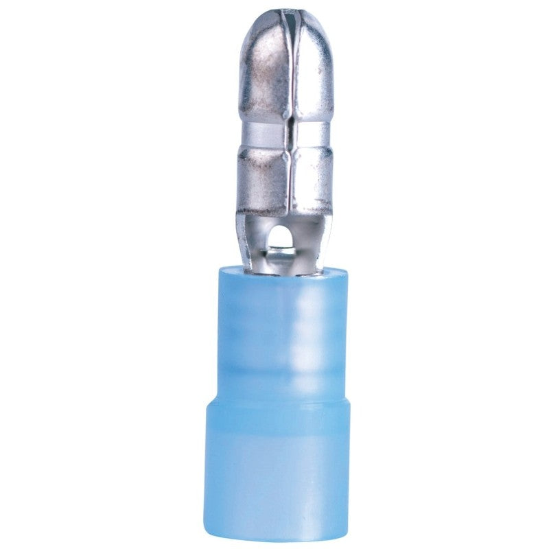 Gardner Bender 20-163M Bullet Splice Disconnect Terminal, 600 V, 16 to 14 AWG Wire, 5/32 in Stud, Blue