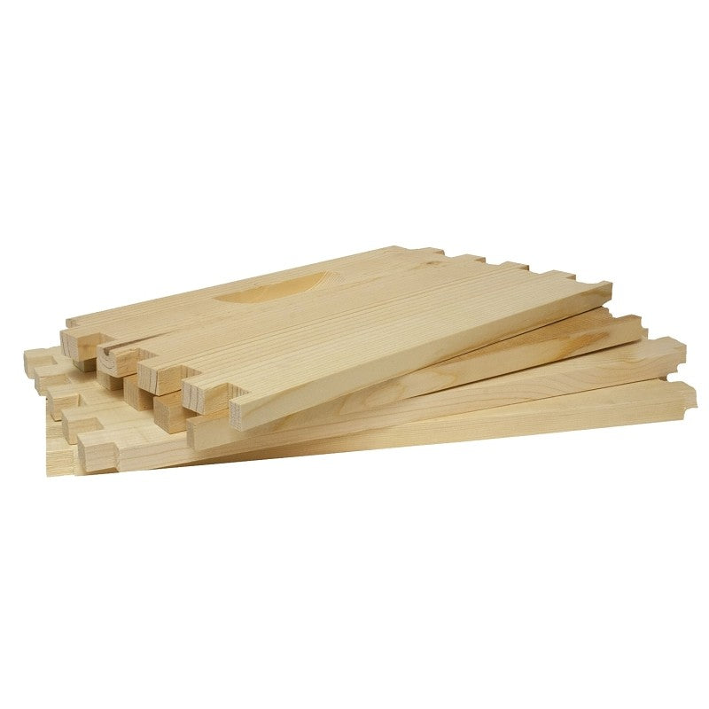 Harvest Lane Honey WWBUM-102 Bee Hive Box, Medium, Ponderosa Pine, For: Langstroth Hive