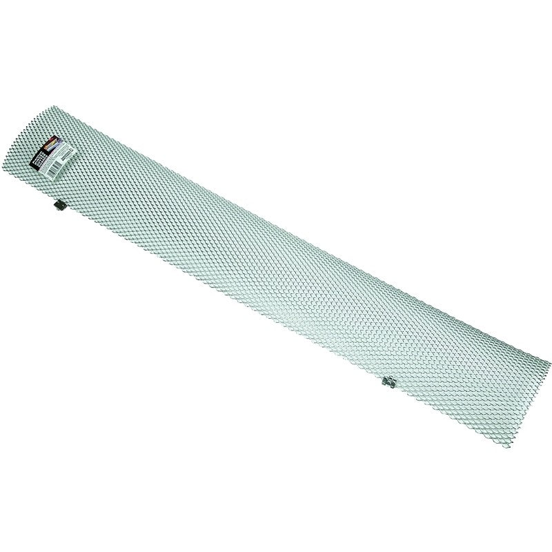 Amerimax 85280BX Hinged Gutter Guard, 3 ft L, 6 in W, Steel, Galvanized