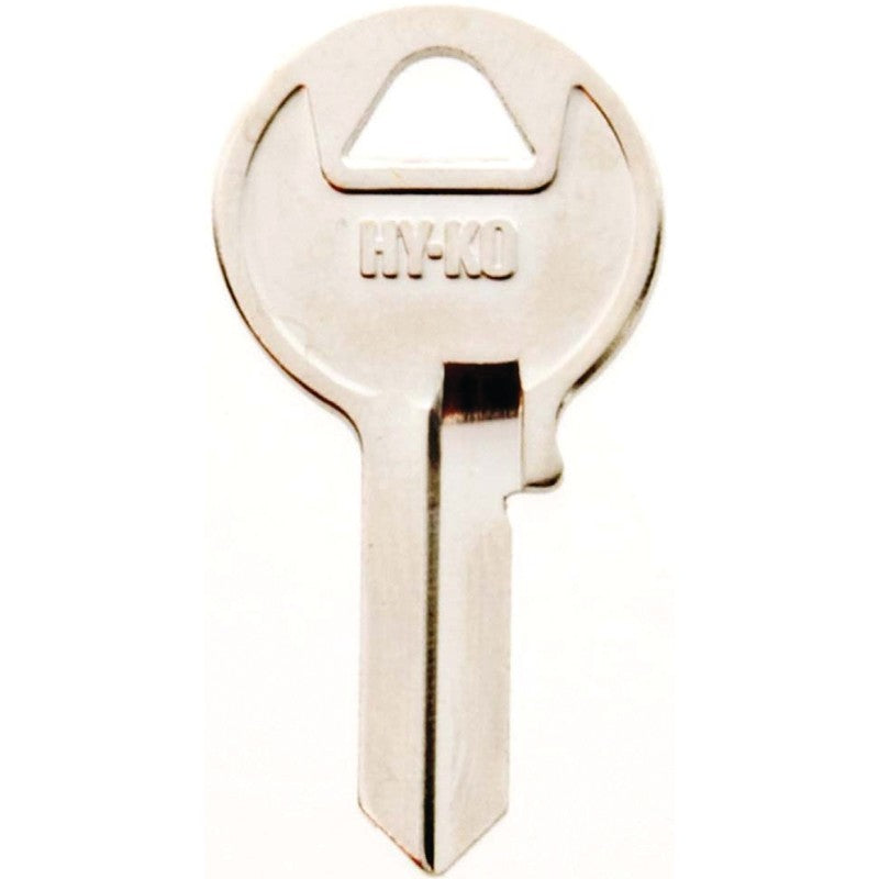 Hy-Ko 11010M1 Key Blank, Brass, Nickel, For: Master Cabinet, House Locks and Padlocks, M1 Key Number (Pack of 10)