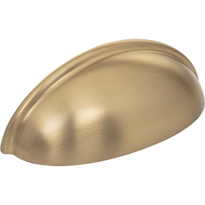 KasaWare K3833SBZ-2 Cabinet Cup Pull, 3-11/16 in L Handle, 1-5/16 in Projection, Zinc, Satin Bronze