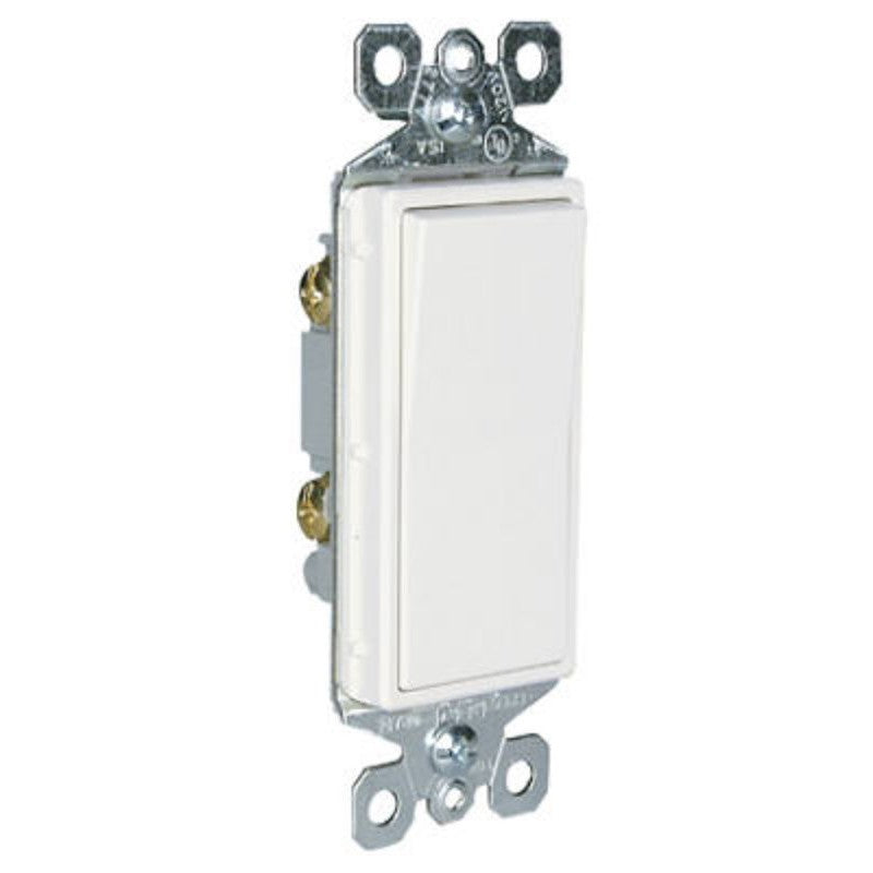 Legrand radiant TM870WSLCC10 Paddle Switch with Locator Light, 15 A, 120/277 VAC, White