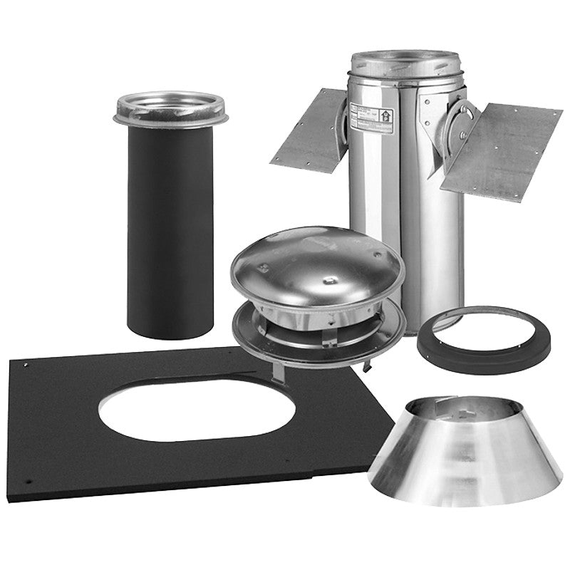 Selkirk 208621 Ceiling Support Kit, Pitched, Stainless Steel