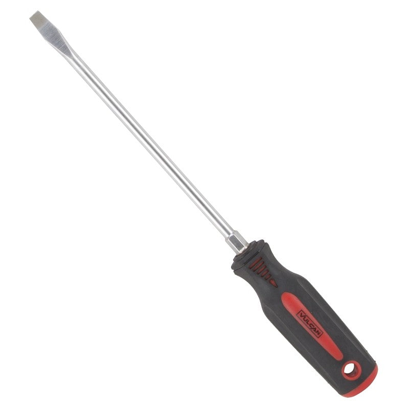 Vulcan MC-SD09 Screwdriver, Slotted Drive, 12-1/2 in OAL, 8 in L Shank