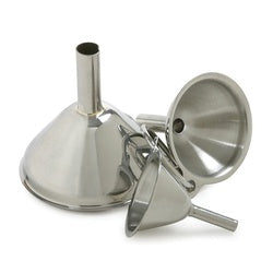 Norpro 252 Funnel, 1/4, 3/8, 1/2 in Spout, Stainless Steel