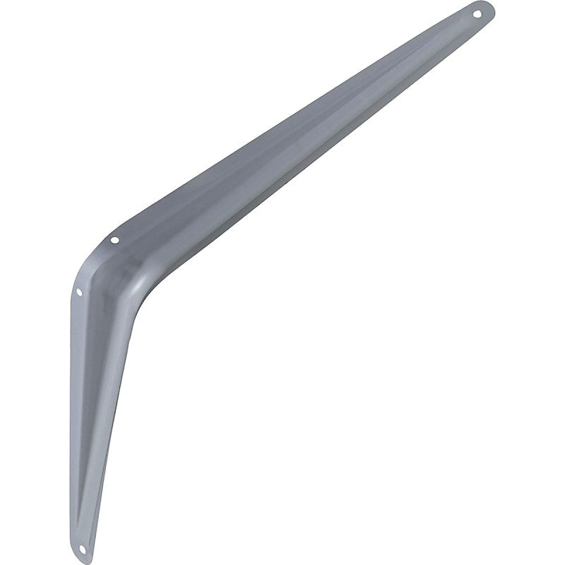 National Hardware 211BC Series N171-082 Shelf Bracket, 100 lb, 12 in L, Steel, Gray (Pack of 20)