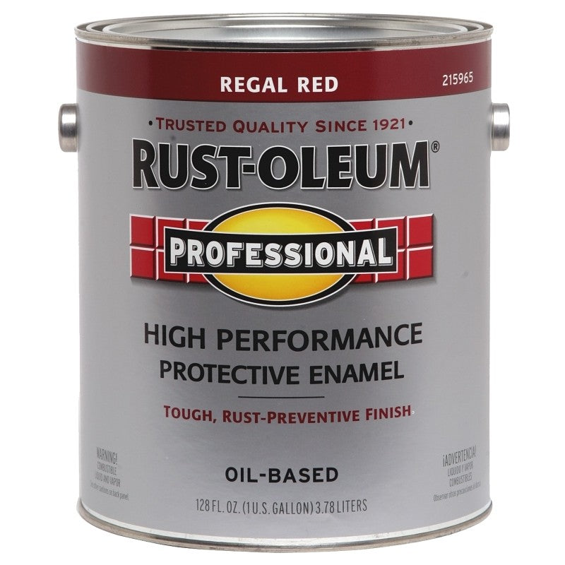 RUST-OLEUM PROFESSIONAL 215965 Protective Enamel, Gloss, Regal Red, 1 gal Can (Pack of 2)