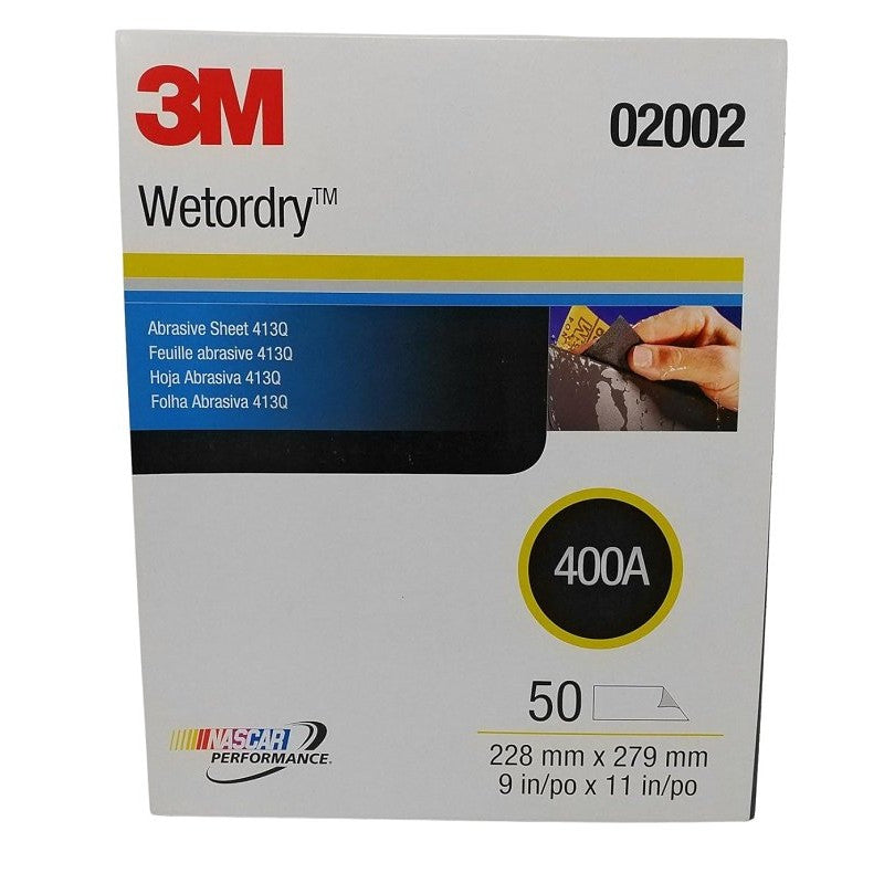 ABRASIVE SHEET 400AGRIT 9X11IN (Pack of 50)