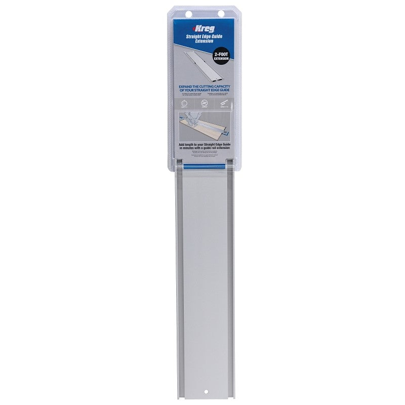 Kreg KMA4600 Straight Edge Guide Extension, 2 ft L, Aluminum