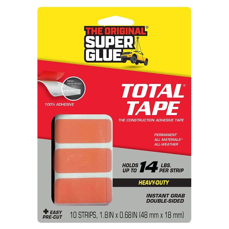 Superglue Corp 11710507 Mounting Tape, 1.8 in L, 0.68 in W, Clear