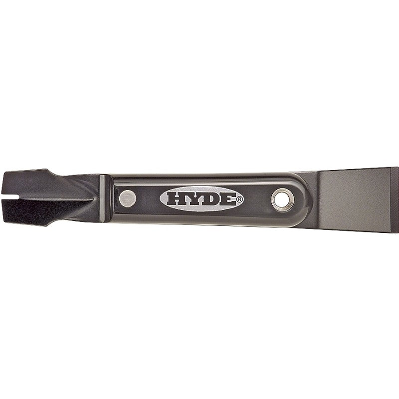 Hyde 02950 Glazing Tool, Slotted V-Shape Blade, HCS, Satin