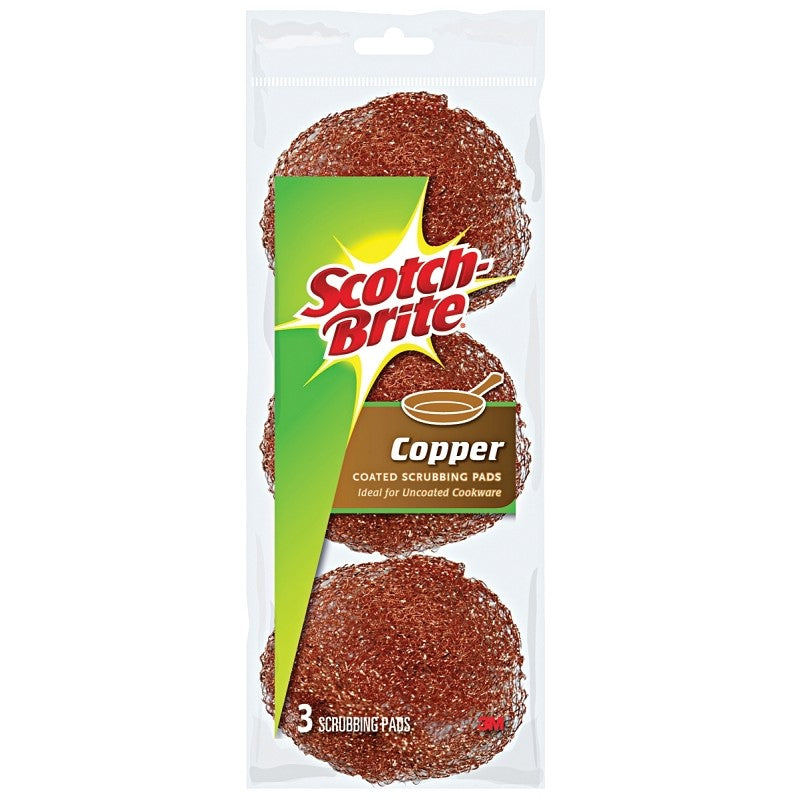 Scotch-Brite 213C Scrubber Pad, Brown