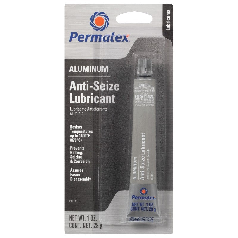 Permatex 81343 Anti-Seize Lubricant, 1 oz Tube, Paste