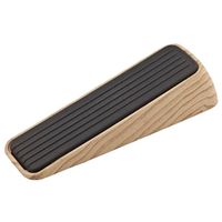 Contemporary Wedge Door Stop 1-1/2 Inch by 4-3/4 Inch Light Natural Woodgrain Finish