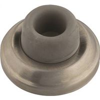 Concave Wall Door Stop 2-1/4 Inch Satin Stainless Steel