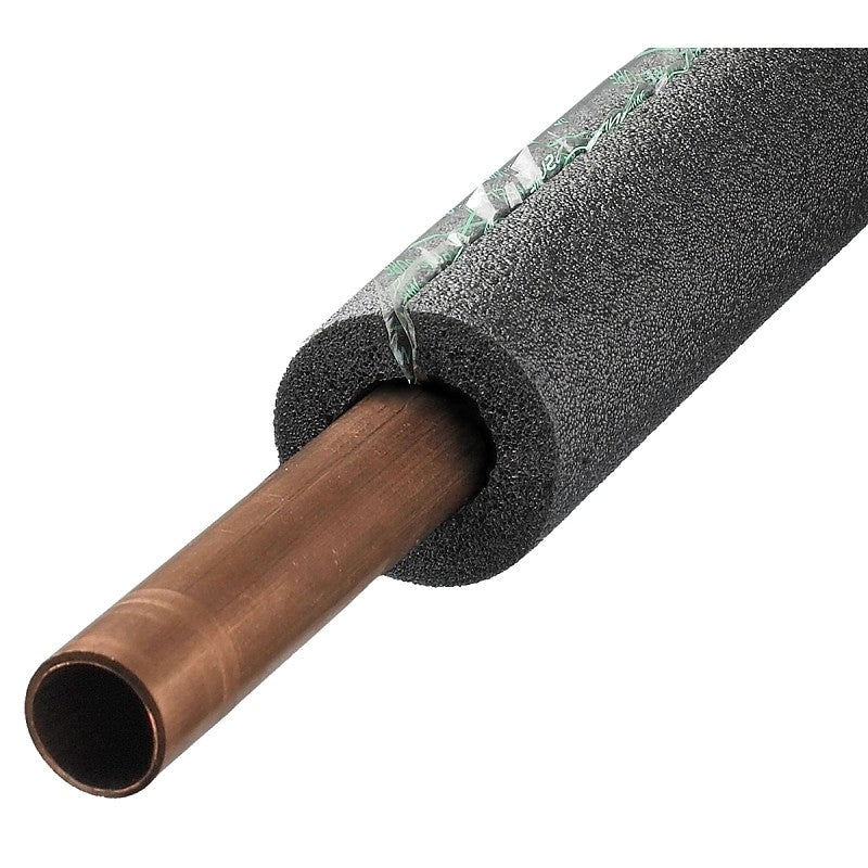 Frost King 5S10XB6 Pipe Insulation, 1/2 in Thick, 5/8 in Dia, Foam, 1/2 in Copper, 1/4 in Iron Pipe
