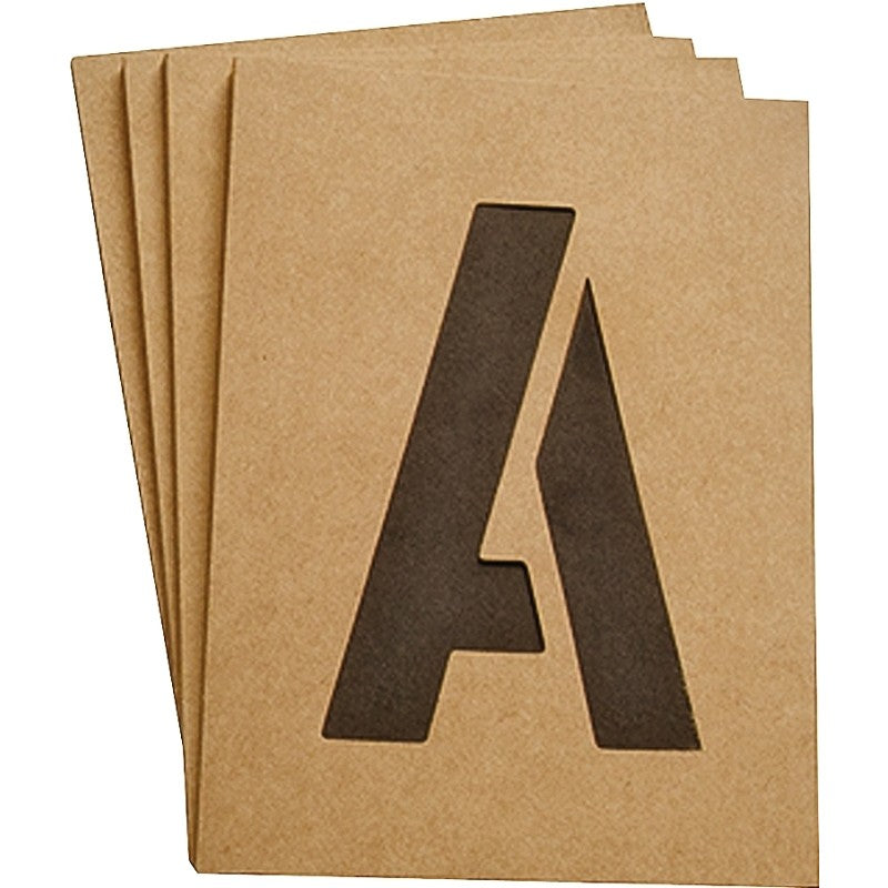 Hy-Ko ST-2 Number and Letter Stencil, Stencil, Includes: Numbers 0 thru 9, A thru Z, Symbols Period, Hyphen