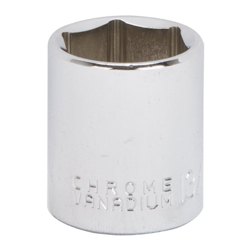Vulcan MT6495386 Drive Socket, 13/16 in Socket, 3/8 in Drive, 6-Point, Chrome Vanadium Steel, Chrome