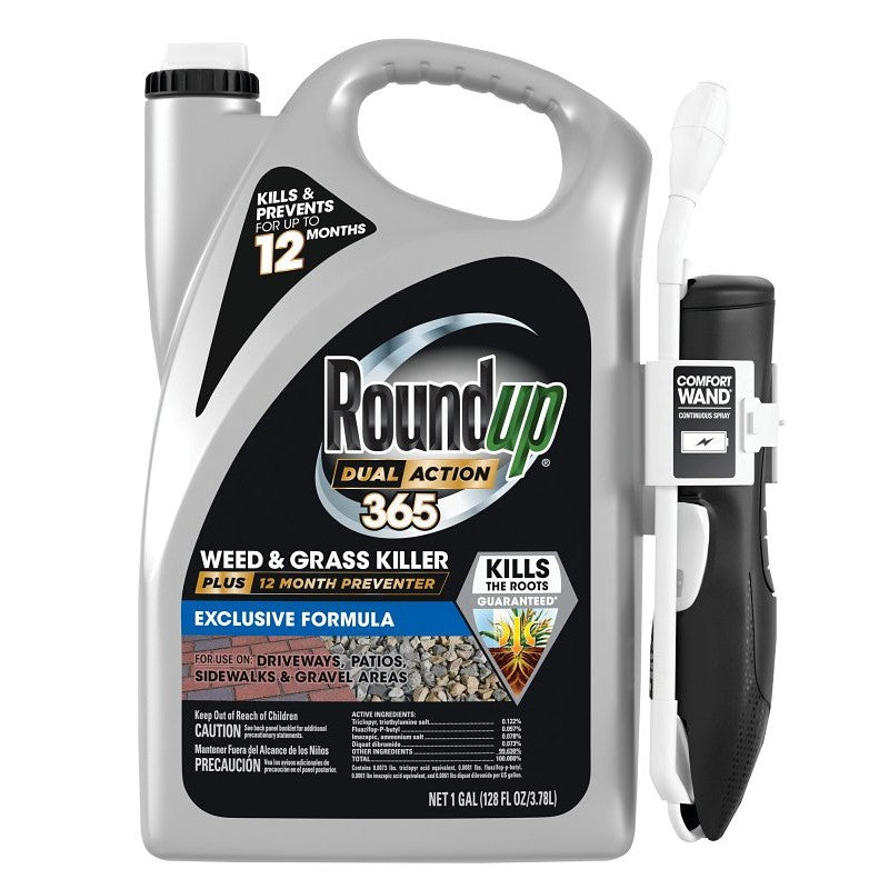 Roundup 5478304 Weed and Grass Killer, 1 gal, Liquid, 1/PK
