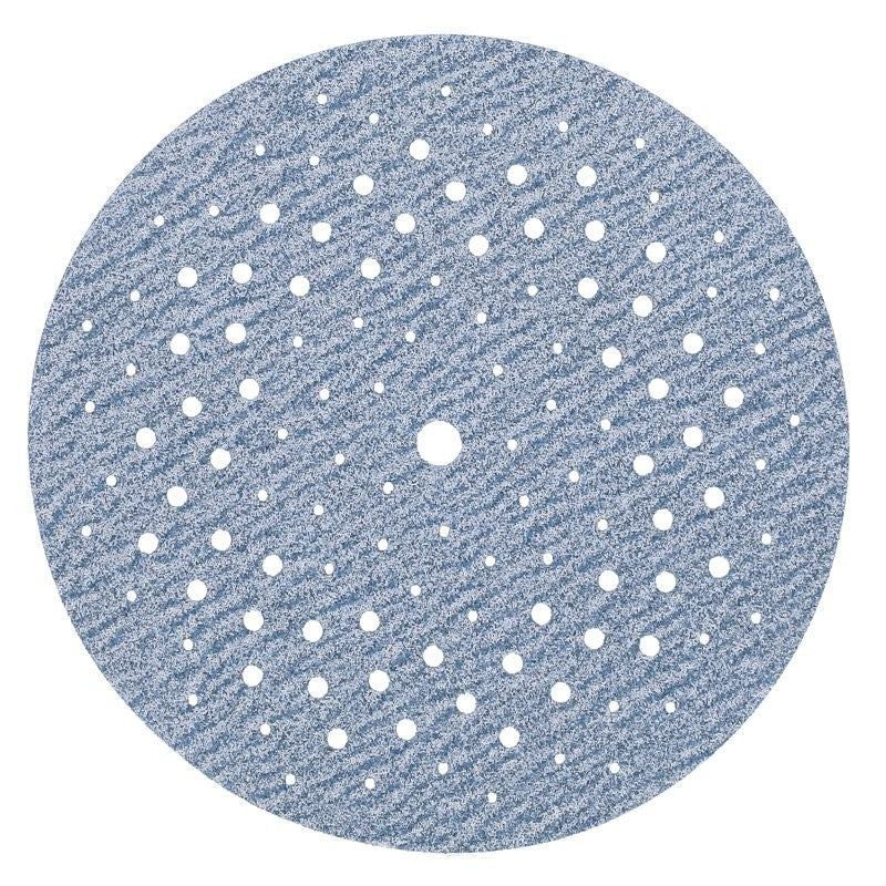 Norton 03222 Sanding Disc, 5 in Dia, 11/16 in Arbor, Coated, P100 Grit, Medium, Spiral, Alumina Ceramic Abrasive