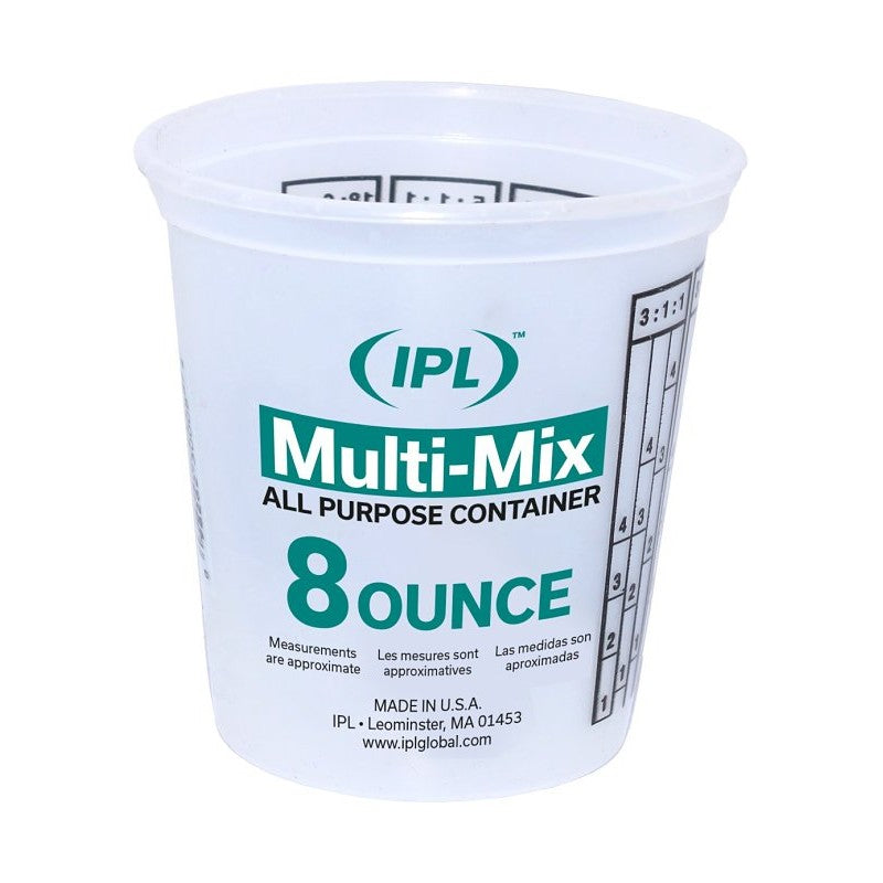 ENCORE Plastics 30308 Mix'n Measure Cup with Ratios, 8 oz Capacity