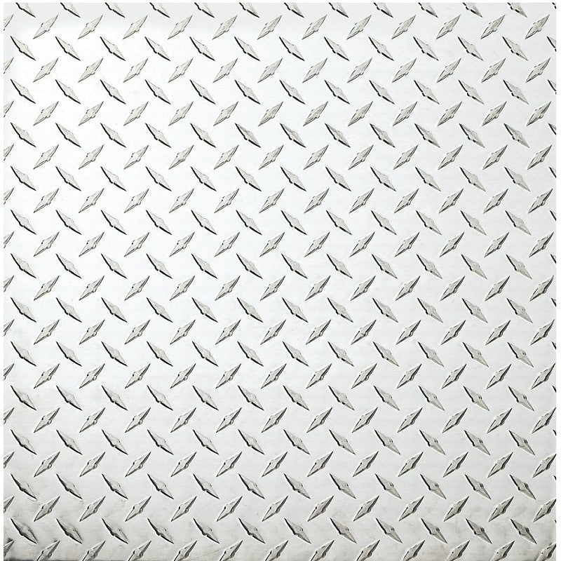 National Hardware 4220BC Series N316-356 Tread Plate, 24 in W, 24 in L, Diamond Tread, Aluminum, Polished