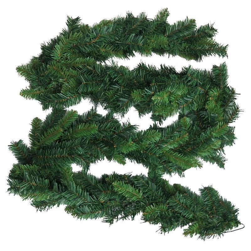 Hometown Holidays 07007 Tillamook Fir Christmas Garland, 9 ft L, Green (Pack of 24)