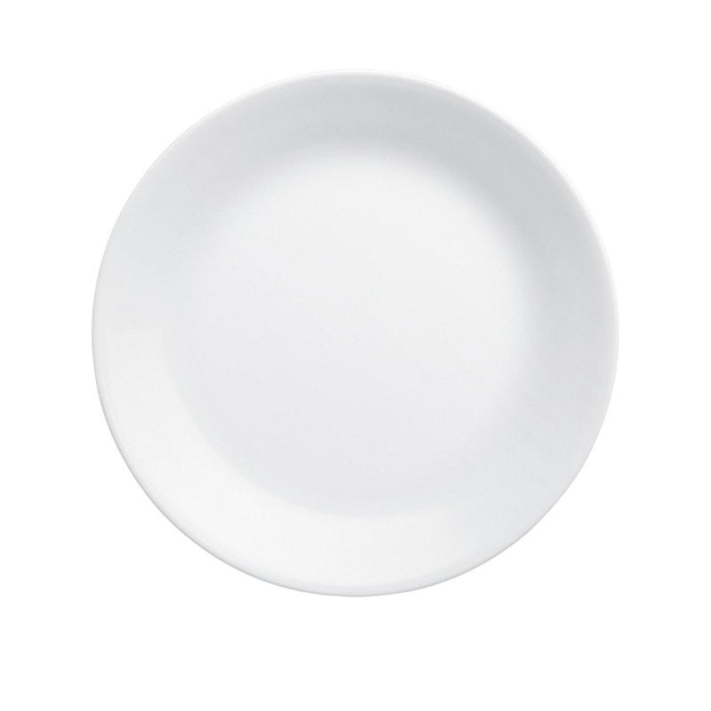 Corelle 6003893 Plate, 10-1/4 in Dia, Winter Frost White, Oven Safe: Yes