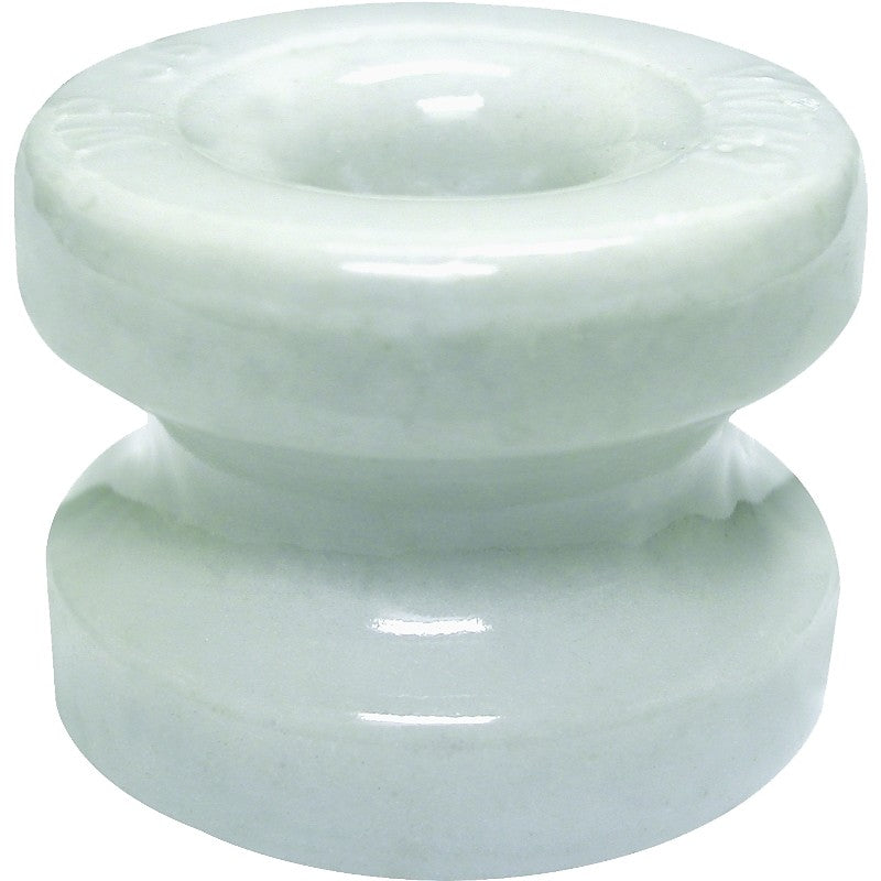 Zareba WP36/05820-96 Large Corner Insulator with Washer, Polywire, Ceramic, White