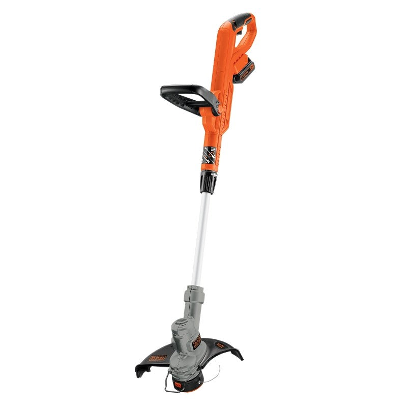 Black+Decker LST300 String Trimmer and Edger, 2.0 AH, 20 V, 12-1/2 in L Shaft