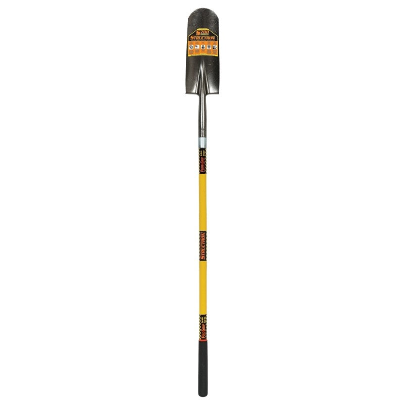 Structron S700 49736 Drain Spade, 6 in W Blade, 14 ga Gauge, Steel Blade, Fiberglass Handle, 48 in L Handle