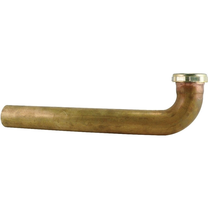 Keeney PP1625RB Waste Arm, 1-1/2 in, Slip Joint, Brass, Rough