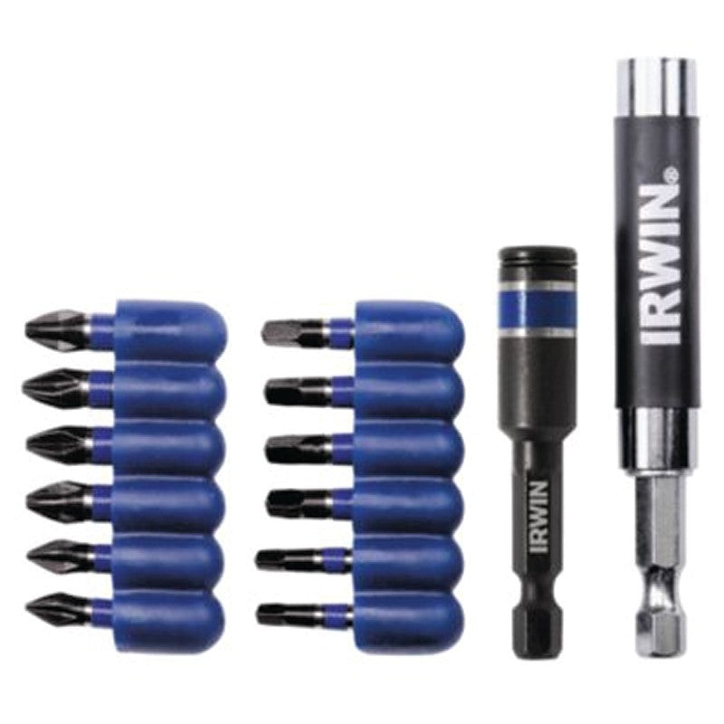 Irwin 1840314 Impact Drive Guide Set, 14-Piece, Steel, Black Oxide